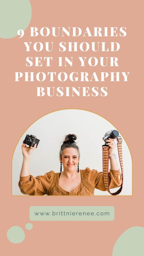 Boundaries to Set in Your Family Photography Business | Business Education Tips for Photographers from Brittnie Renee