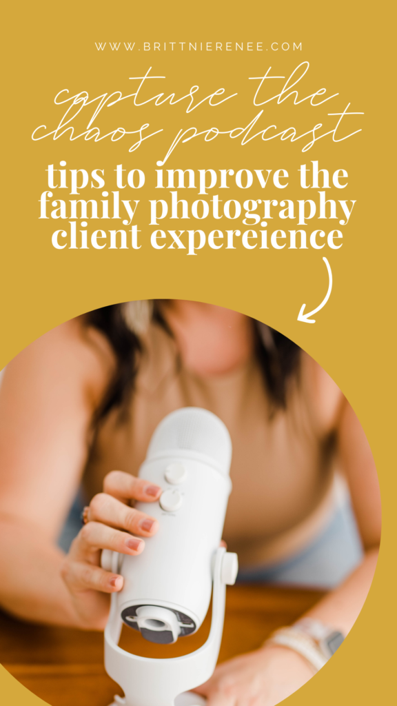 tips to improve the client experience for family sessions