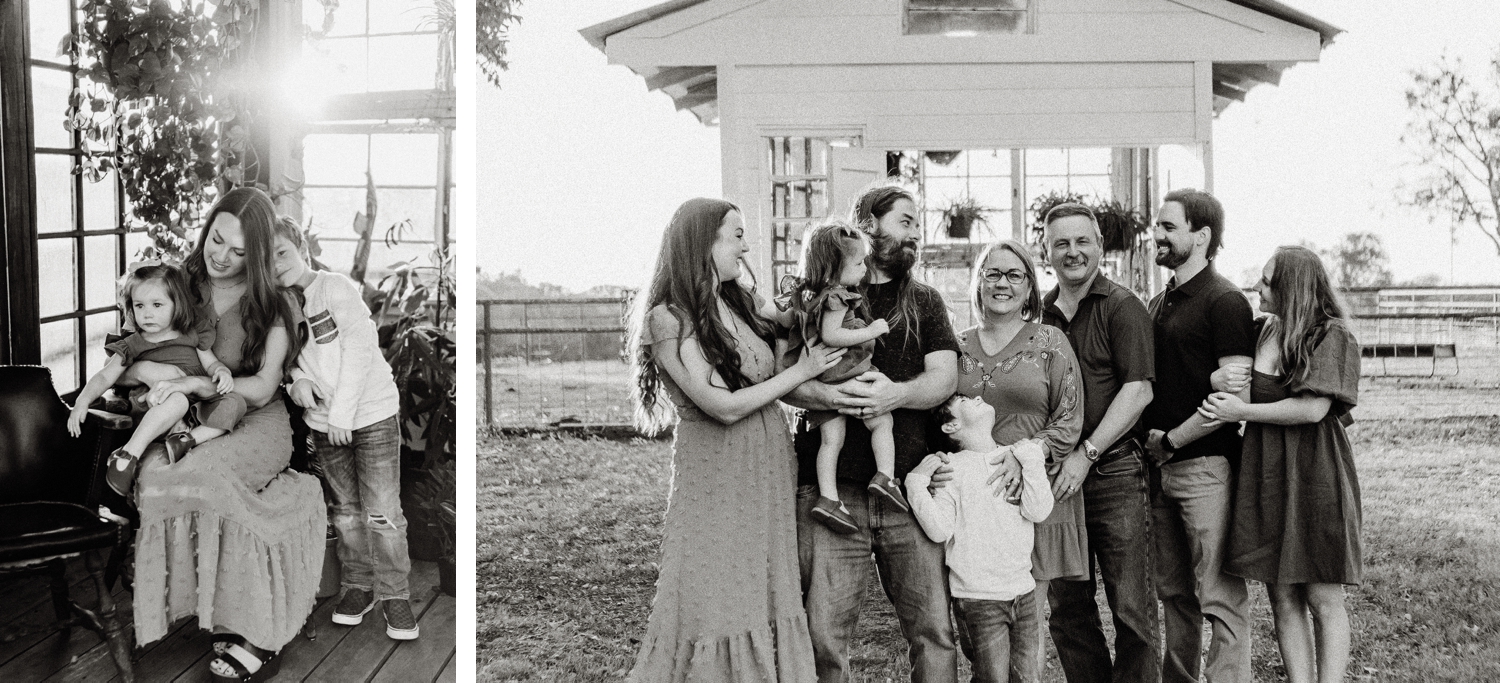 Extended Family Photo Sessions at Glass Shack in Dallas Texas | Brittnie Renee Photo | Dallas Family Photographer | family photos, photos with grandma and grandpa | via brittnierenee.com