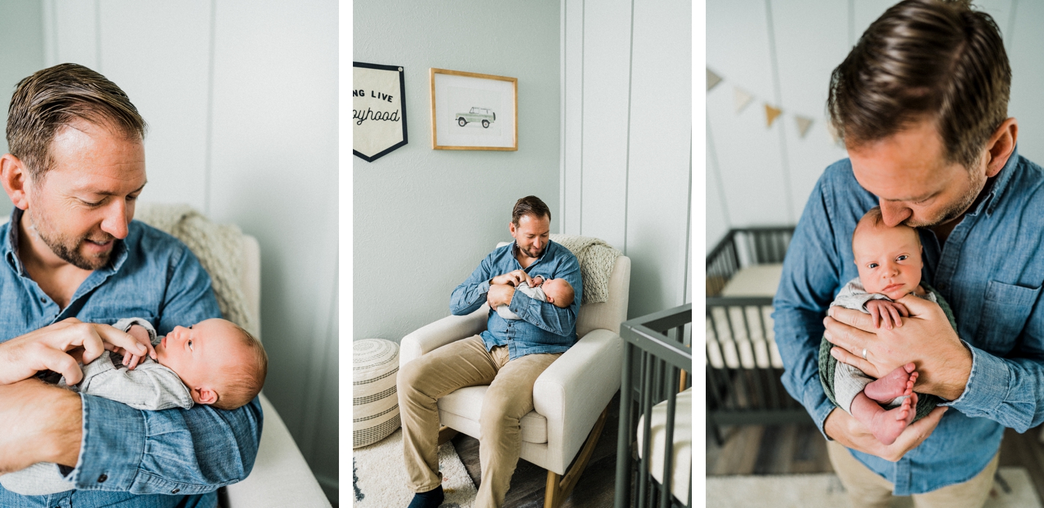 This in-home newborn session with a baby brother and toddler sister was too fun! So happy I got to capture this sweet family during this special time in life. | Brittnie Renee Photo 